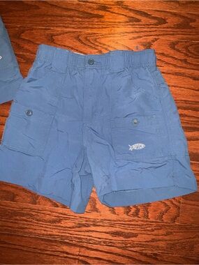 Blue Boys Aftco Cargo Shorts